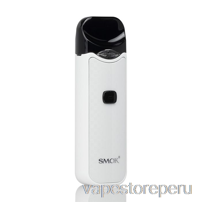 Vape Recargable Smok Nord 15w Pod Kit Fibra De Carbono Blanco